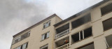 Elazığ'a hasarlı binada yangın