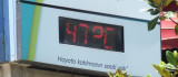 Elazığ'da termometreler 47 dereceyi gösterdi, caddeler boş kaldı