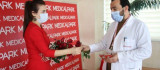 Elazığ'da yeni yıl öncesi sağlıkçılara moral