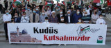 Elazığ'dan İsrail'e tepki, Filistin'e destek sürüyor