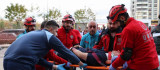 Elazığ Fethi Sekin Şehir Hastanesindeki deprem tatbikatı gerçeği aratmadı