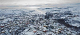 Ağın'da kar manzarası